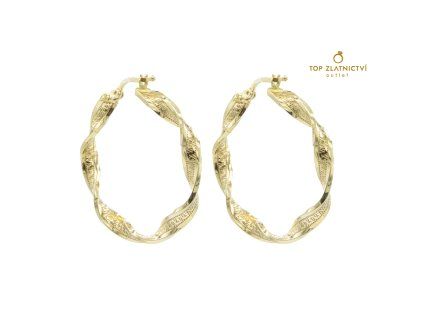 Zlaté náušnice 3.76g