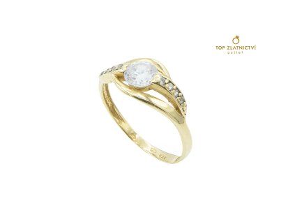 Zlatý prsten 1.77g