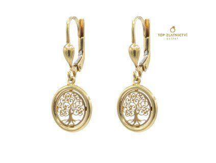 Zlaté náušnice 2.14g