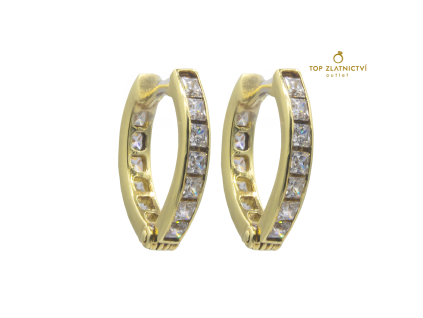 Zlaté náušnice 2.90g
