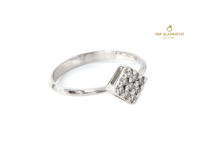 51636 zlaty prsten s diamanty 1 42g