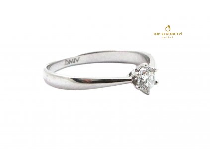 56307 zlaty prsten s diamantem 1 47g