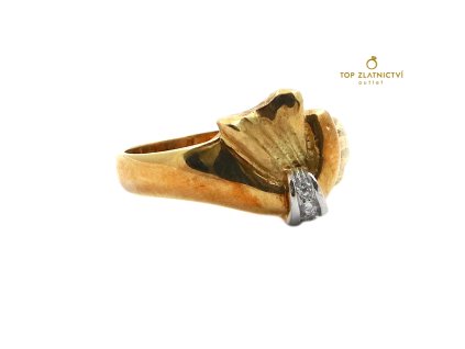 56325 1 zlaty prsten s diamanty 4 95g