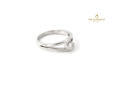 58905 zlaty prsten s diamantem 3 59g