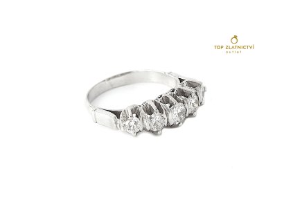 68628 platinovy prsten s diamanty 4 80g