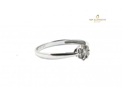 81954 zlaty prsten s diamanty 1 38g