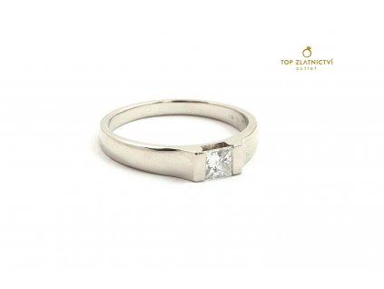 Zlatý prsten s diamantem 3.72g