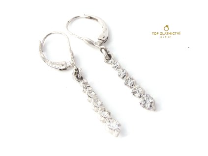 89715 zlate nausnice s diamanty 2 34g