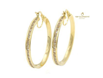 Zlaté náušnice 8.37g