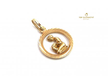 92085 zlaty privesek 2 69g