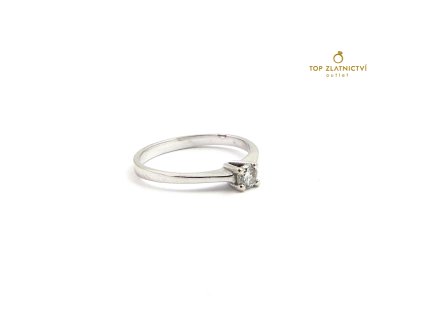 94004 zlaty prsten s diamantem 1 30g