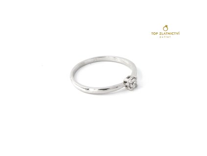 94367 zlaty prsten s diamantem 1 79g