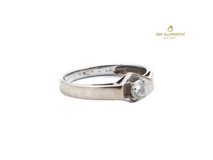 97142 zlaty prsten s diamantem 1 66g