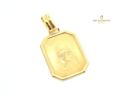98138 zlaty privesek 2 33g strelec