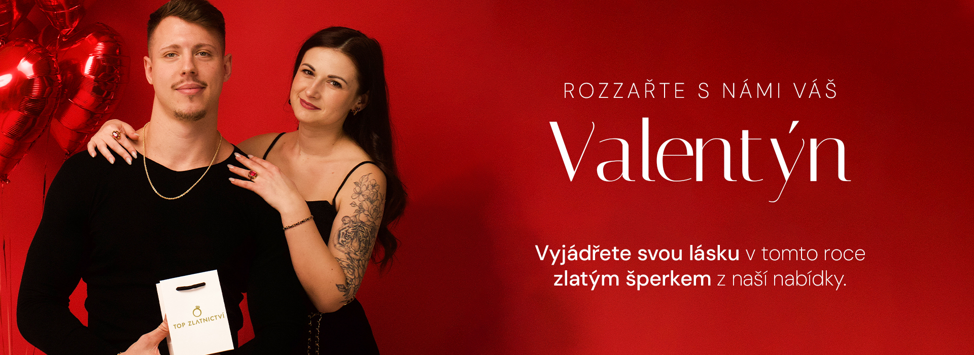 Vyjádřete svou lásku v tomto roce zlatým šperkem z naší nabídky
