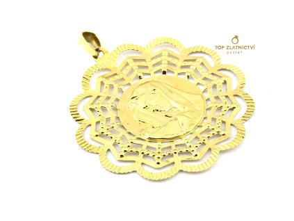Zlatý přívěsek 12.88g