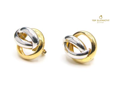 Zlaté náušnice 3.51g
