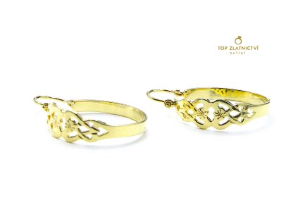 Zlaté náušnice 3.97g