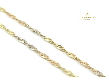 Zlatý řetízek 3.30g