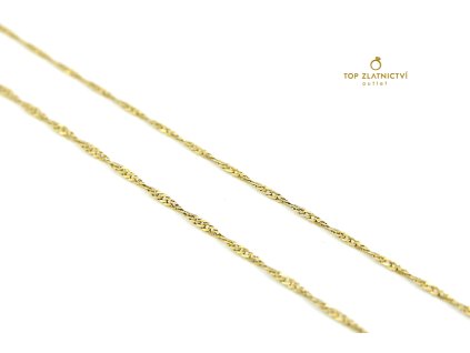 Zlatý řetízek 1.58g