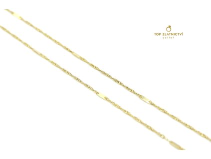 Zlatý řetízek 1.52g