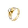 Zlatý prsten s diamantem 6.97g