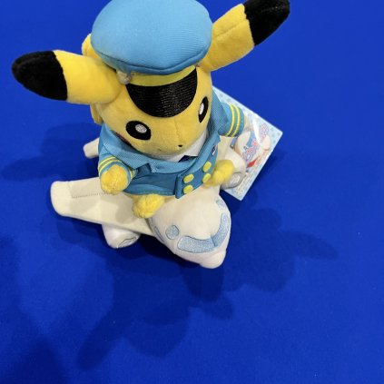 Pokémon Center Narita Plyšák Pikachu  s Letadlem