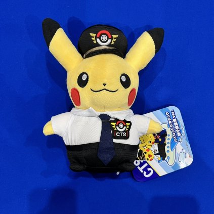 Pokémon Center New Chitose Plyšák Pikachu Pilot