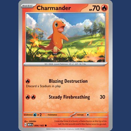 Charmander (galaxy foil) MEW 004 49 (8)