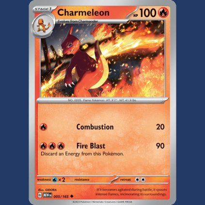 Charmeleon (galaxy foil) MEW 005 49 (8)