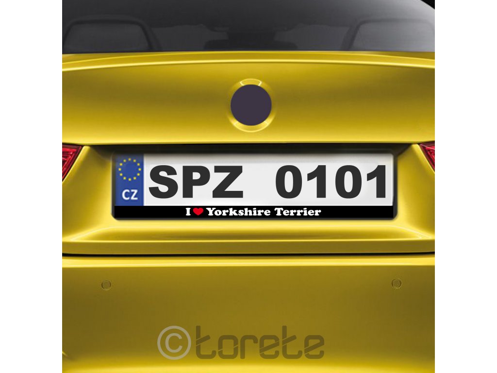 Novinka - nálepky pod spz