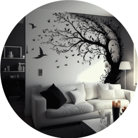 Samolepky na zeď: Nápadité řešení pro každý interiér