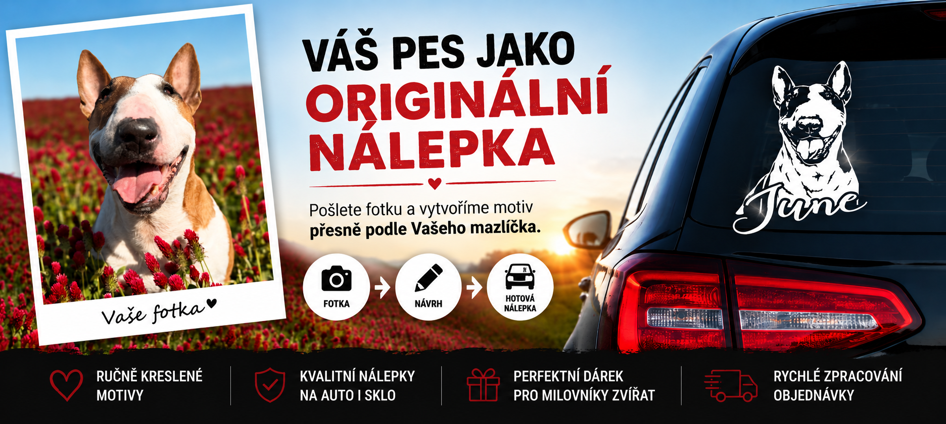 Nálepka podle fotky