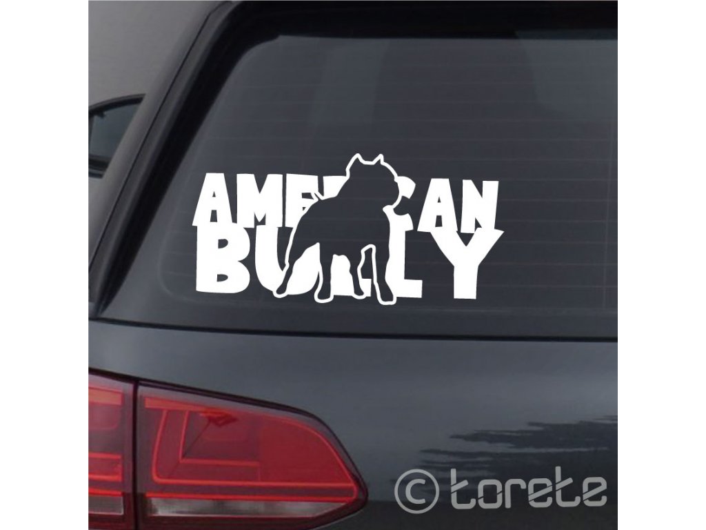American Bully nálepka-American Bully Aufkleber