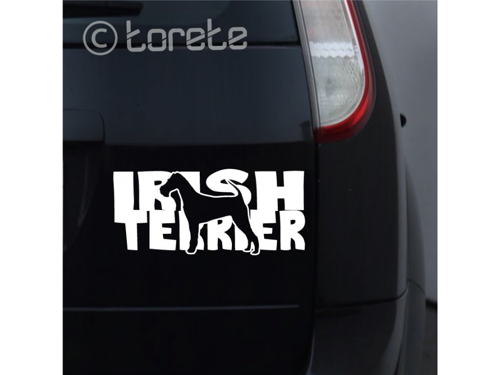 Irský teriér nálepka - Irish Terrier Aufkleber sticker