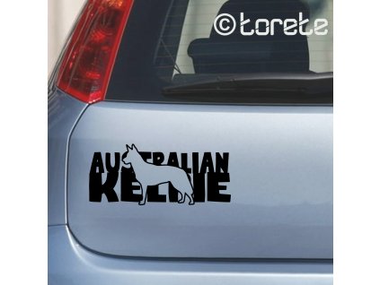 australska kelpie nalepka Australian Kelpie sticker