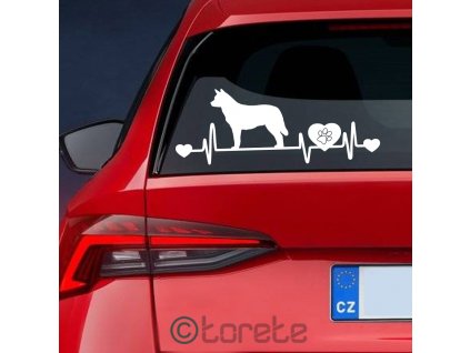 Australian Cattle Dog sticker Australský honácký pes nálepka-Australischer Treibhund Aufkleber