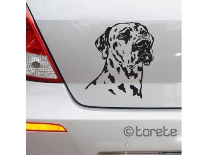 Dalmatiner Aufkleber-Dalmatin nálepka-Dalmatian stickers