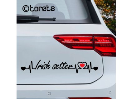 Irish Setter sticker aufkleber