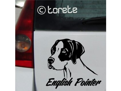 English Pointer sticker aufkleber