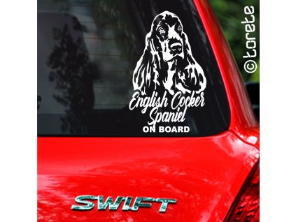 English Cocker Spaniel sticker
