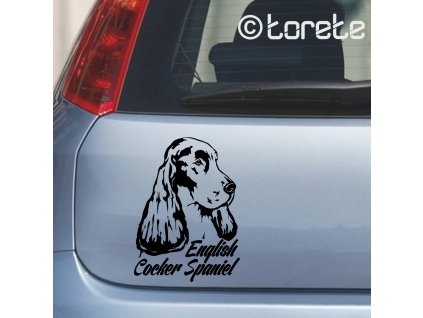 English Cocker Spaniel sticker