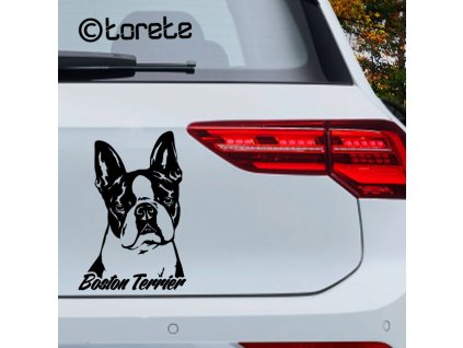 Boston Terrier aufkleber sticker
