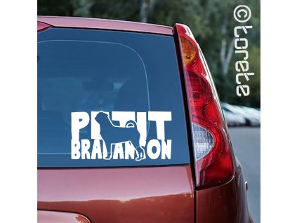 Brabanter Griffon Aufkleber - Petit Brabancon stickers