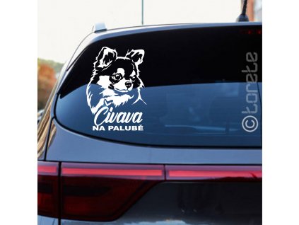 Čivava nálepka