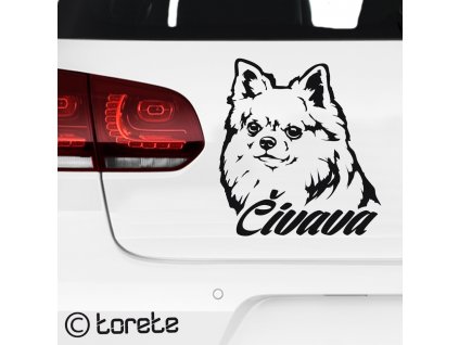 Čivava nálepka