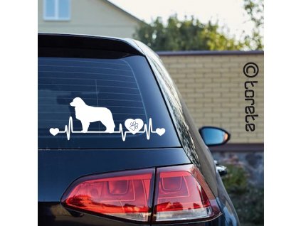 Bernese Mountain Dog sticker - Berner Sennenhund aufkleber - Bernský salašnický pes nálepka -