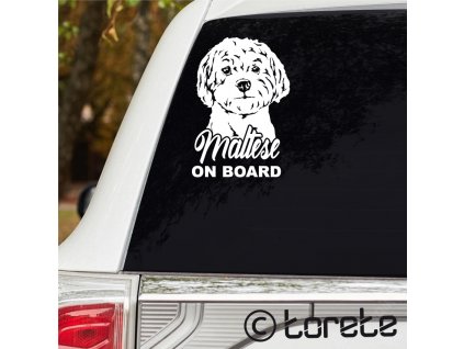 Maltese sticker