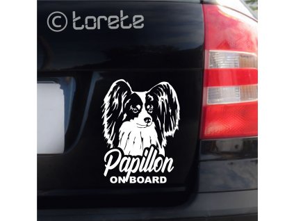 Papillon sticker