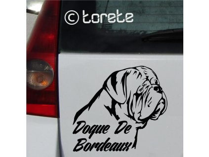 Bordeauxská doga nálepka - Dogue de Bordeaux stickers